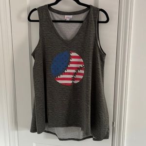 Medium Kristina LuLaRoe Baseball Tank